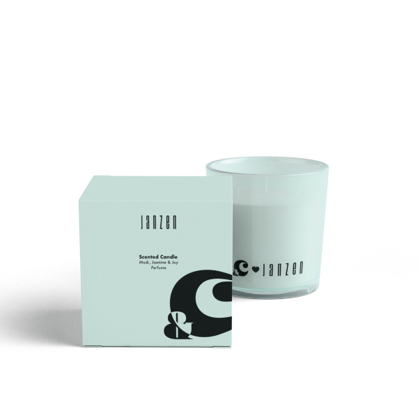 Scented Candle Musk Jasmine & Joy Janzen x &C